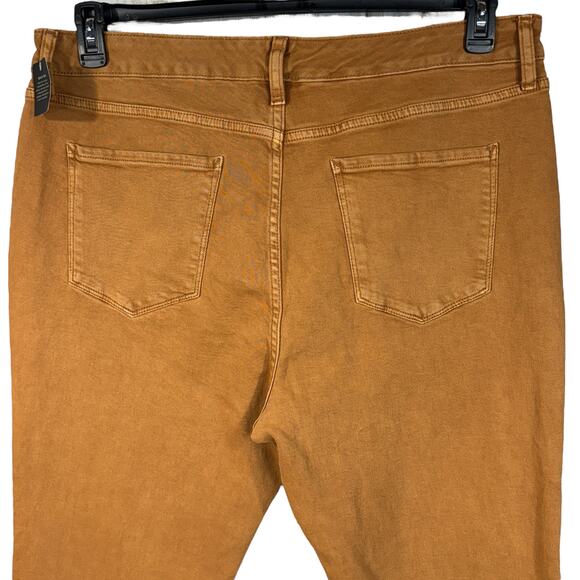 A.N.A. SZ 18W High-Rise Straight Jeans Stretch Zip-Fly Pockets Brown Sugar New - Picture 5 of 9